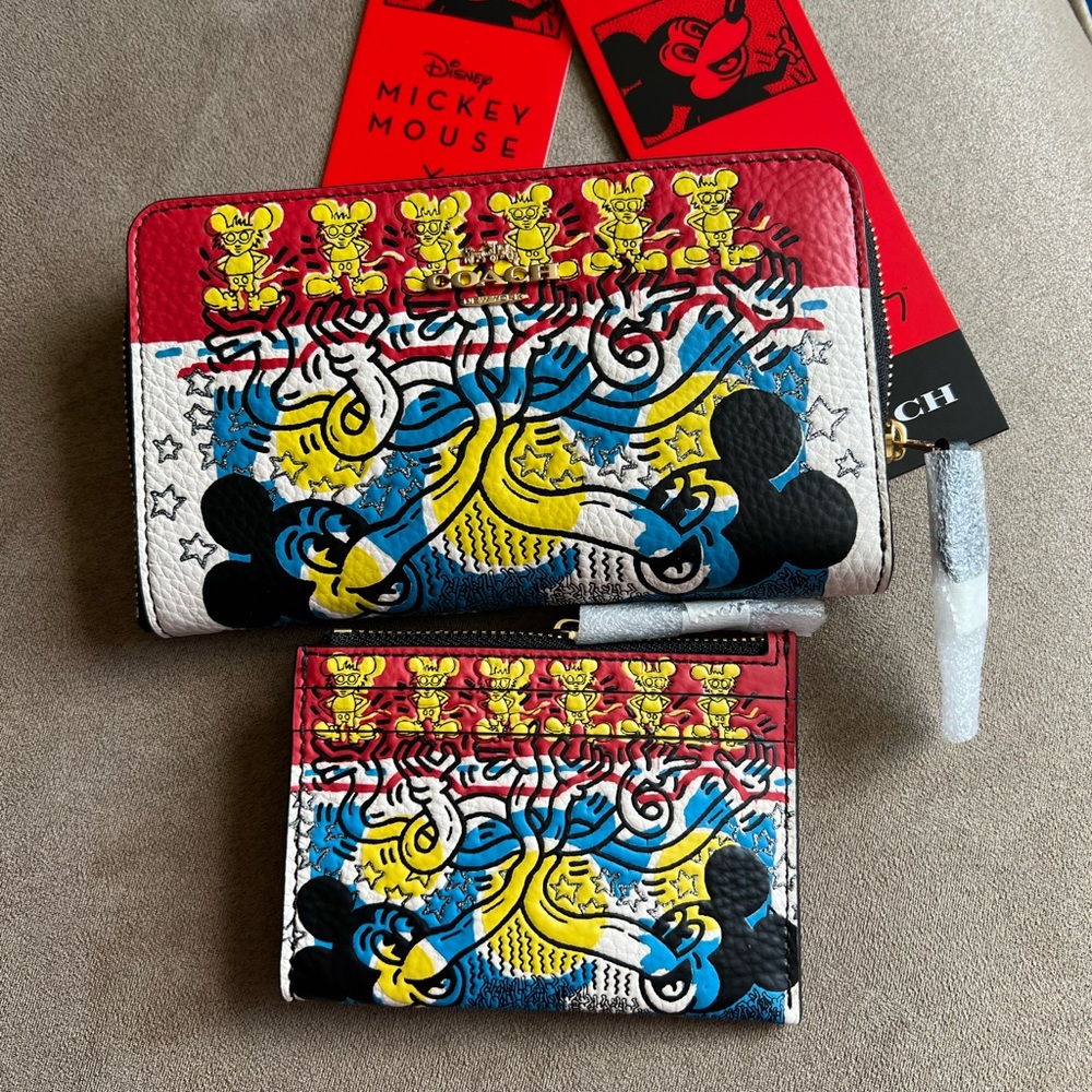 Coach Disney wallet and card case